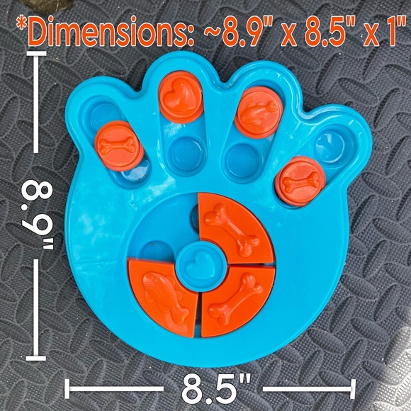 PUZZLE TOY *PAW SHAPE *DOG *CAT *IQ GAME *PUZZLE *HOST PICK *NWT - Picture 5 of 17